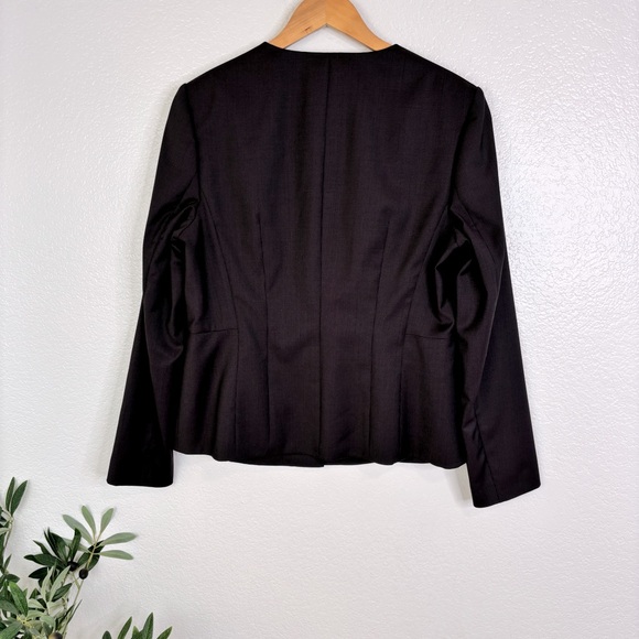 NWT HUGO BOSS Jadela 2 Virgin Wool Mini Houndstooth Blazer Business Jacket - 12 - Picture 6 of 9